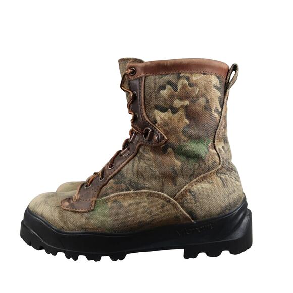 Danner Boots Mens 7 Combat Hunting Waterproof 600g Insulated Camo Outdoor Retro - Picture 4 of 16
